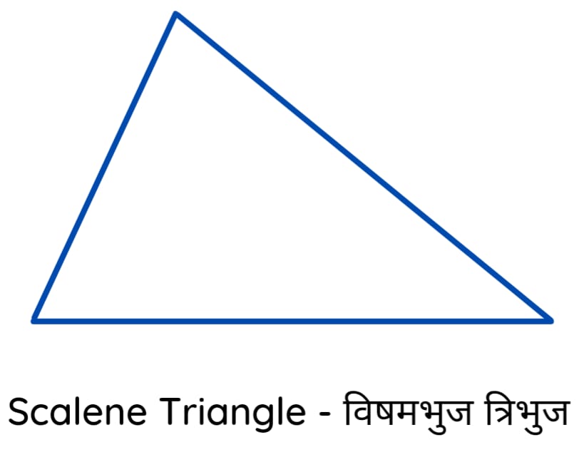 विषमभुज त्रिभुज- Scalene triangle in Hindi