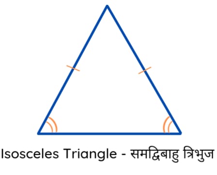 समद्विबाहु त्रिभुज-Isosceles triangle