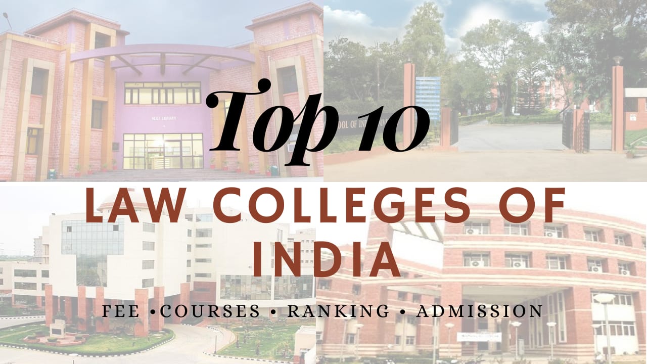Top Law colleges of India - भारत के टॉप लॉ कॉलेज